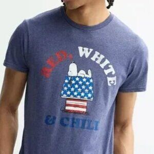 Red White & Chill Peanuts t-shirt